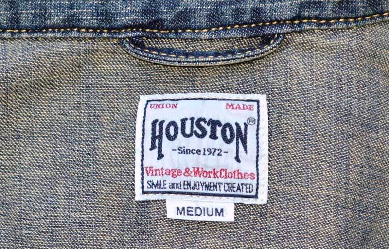 HOUSTON ヒューストン デニムシャツ M ペイズリー C-ST-4516