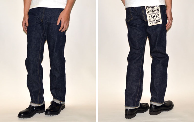 Fullcount フルカウント Fullcount東京直営店 ベアーズ限定 Be 1001 13 7oz 限定ミドルストレート ミドルストレート ライトオンス ヴィンテージ系色落ち Bears