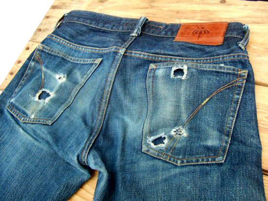 色落ちサンプル(非売品)、DOWN NORTH JEANS 