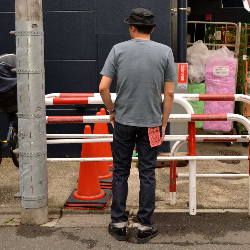ストレート　L ブラウン　ターコイズ　ブルー brown　61 RODEO CROWNS WIDE BOWL | curve denim pants (ワイド ) |SHEL