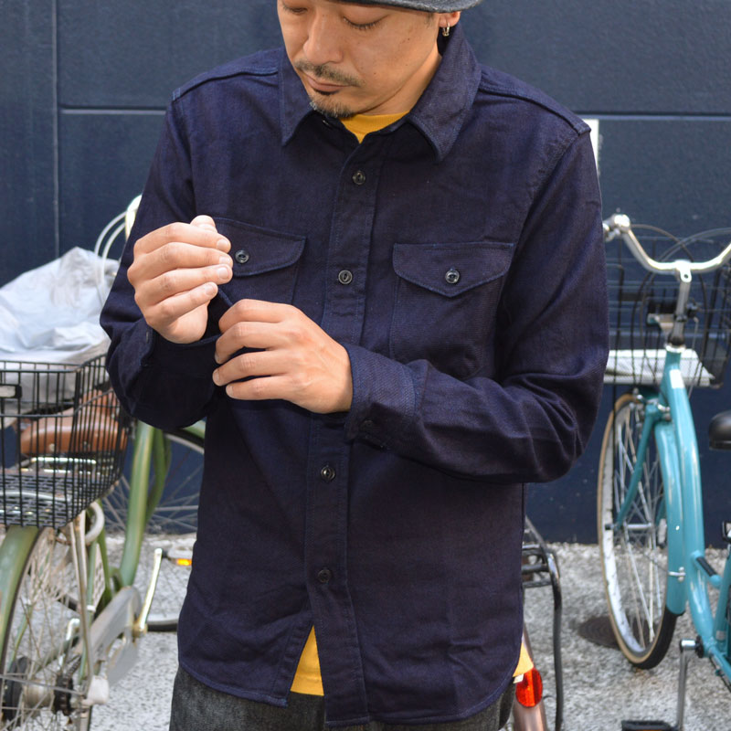 ウエス　ues　ネルシャツ UES ウエス 長袖|ヘビーネル|チェックワークシャツ『先染め