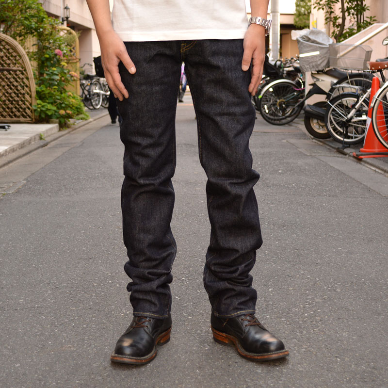 IRON HEART アイアンハート HY776 21oz EXTRA HEAVY DENIM ボタンフライ ストレート ヘビー デニム パンツ インディゴブルー系 33