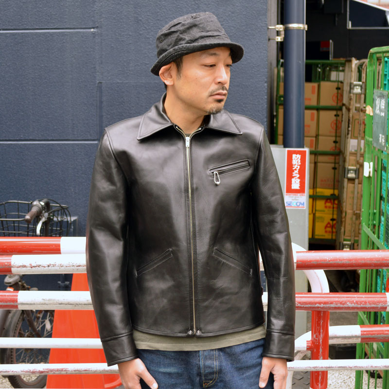 希少　ジェラード jelado ウール×レザー　スポーツジャケット mo-ag72417-2.jpg