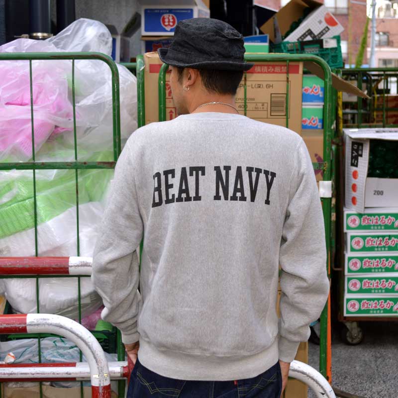 バズリクソンズ スウェット BUZZ RICKSON'S バズリクソンズ GO ARMY BEAT NAVY スウェット