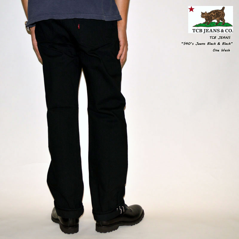 安い商品 【送料込み】TCB jeans Black Black& JEANS S40's デニム/ジーンズ